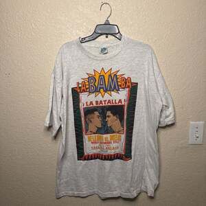 Rare Vintage Oscar De La Hoya Ruelas La Bamba Batalla 1995 Boxing T Shirt. XL